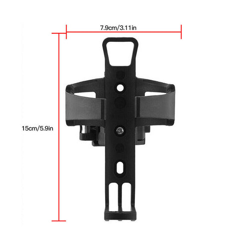 Bicycle Handlebar Bike Cup Holder Cycle Beverage Water Bottle Cage Mount Drink