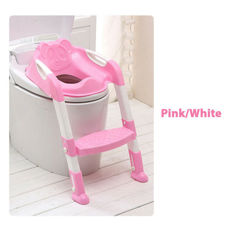 Kids Toilet Ladder Baby Toddler Training Toilet Step Potty Seat Non Slip Trainer