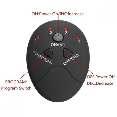 Electronic Muscle Stimulation EMS Training Device Toner Belt with USB Rechargeable cable