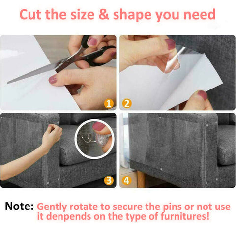8PCS Cat Sofa Scratch Guard Furniture Anti-Scratching Furniture Protector