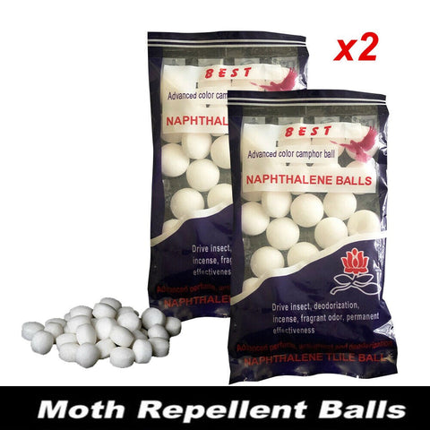 60pcs Moth Balls Home Clothes Anti Moth Cupboards Toilets Pest Control