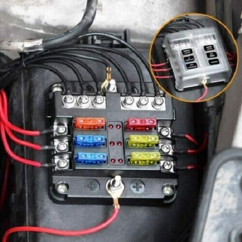 6 Way Fuse Box