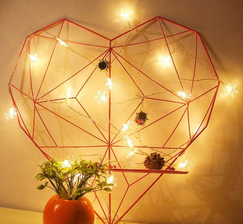 Christmas Snow LED Light - warm white