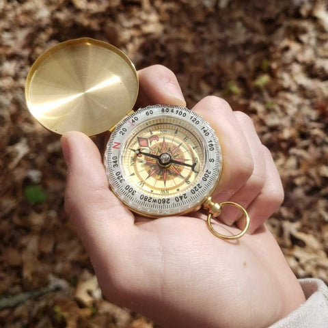 Camping Compass Outdoor Hiking Pocket Watch