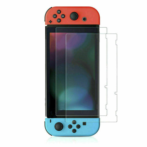 Nintendo Shockproof Hard Case Cover Set & Switch Tempered Glass Screen Protector