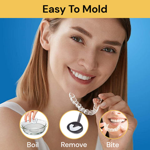 2Pcs Dental Mouth Guards