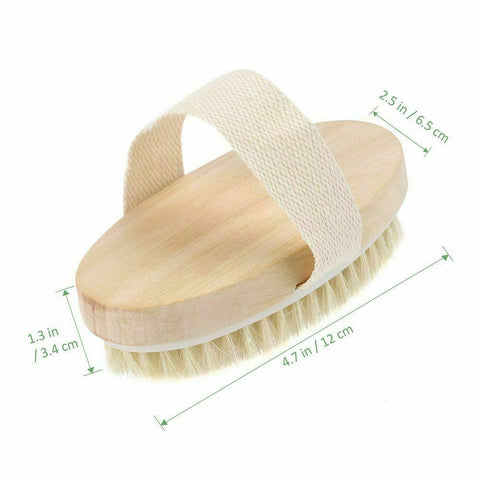 Bath Brushes Modern Bristle Cellulite Shower Body Brush Dry Skin Scrubber