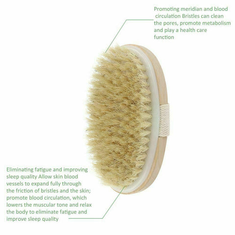 Bath Brushes Modern Bristle Cellulite Shower Body Brush Dry Skin Scrubber