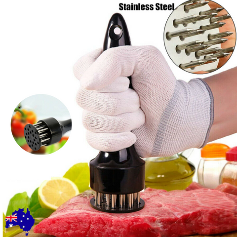 Kitchen Meat Tenderizer Steak Hammer Pin Beef Stainless Steel Needles Cook Tool