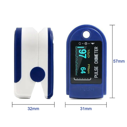Professional Finger Pulse Oximeter Blood Oxygen Saturation Monitor Heart Rate