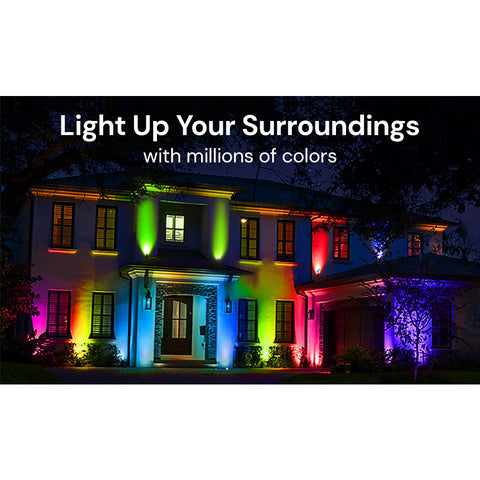 4 Pack LED RGB Bluetooth Smart Garden Lights