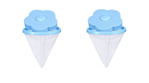 2x Washing Machine Filter Bag Floating Lint Hair Catcher Mesh Pouch Laundry Tool