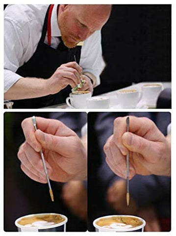 Stainless Steel Milk Coffee Pitcher Espresso Frothing Scale Jug Pot Latte Pen