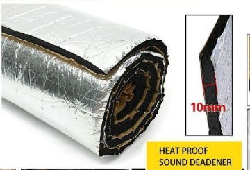 Car Heat Shield Insulation Thermal Sound Deadening Mat Foam Mat Noise Proofing