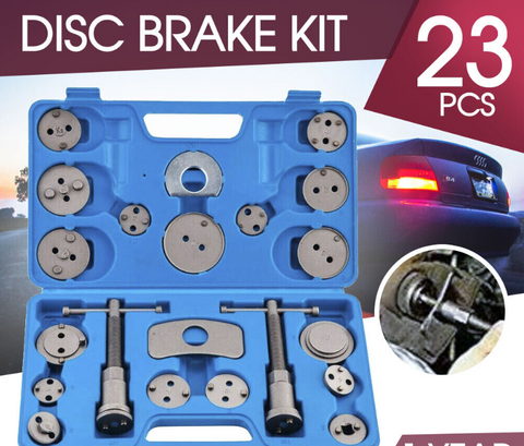 23pcs Disc Brake Wind Back Tool Kit to Rewind Car Automotive Caliper Piston
