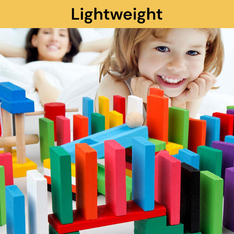 120pcs Wooden Domino Blocks