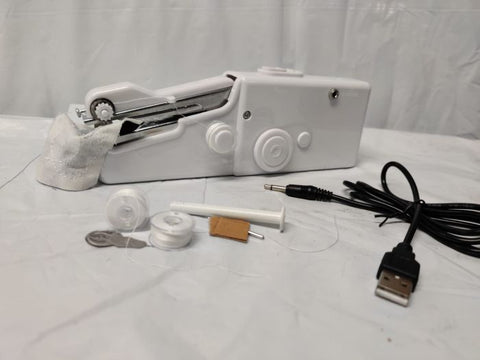 Handheld Portable Mini sewing machine Quick Repairing for Fabric Clothing Kids Cloth Pet Clothes, Suitable for Travel Use beginners