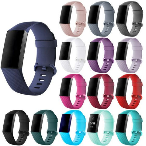 Silicon Watch Band For Fitbit Charge 3