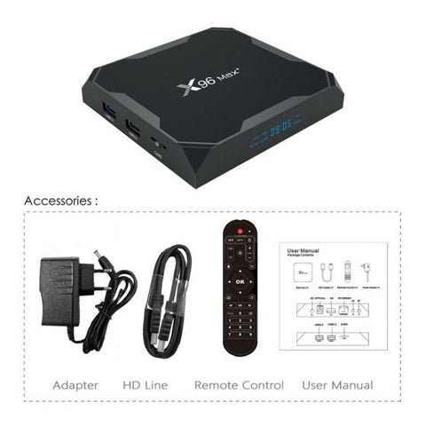 X96 MAX Android 9.0 TV Box 4GB+64GB