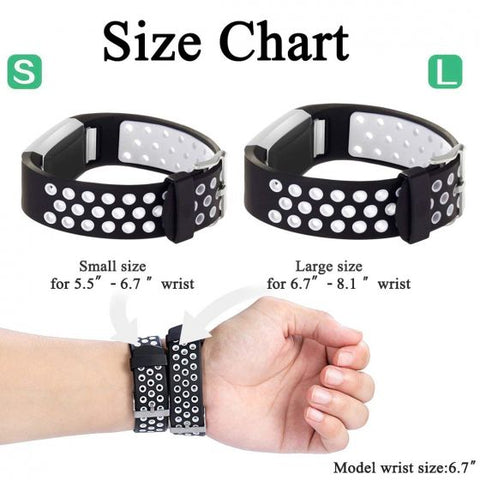 Dual color Band For Fitbit Charge 2