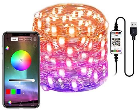 APP Remote Control USB LED Lights - Multicolor