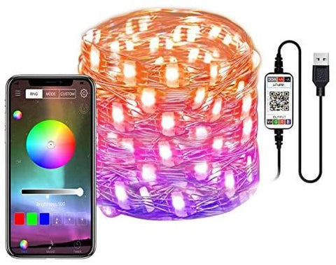 APP Remote Control USB LED Lights - Multicolor