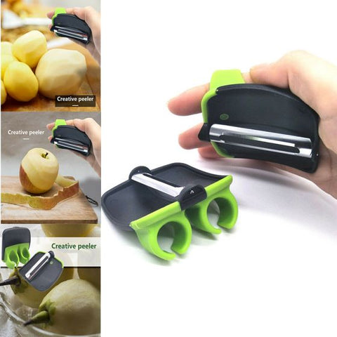 Fruit Peeler Double Finger Cutter