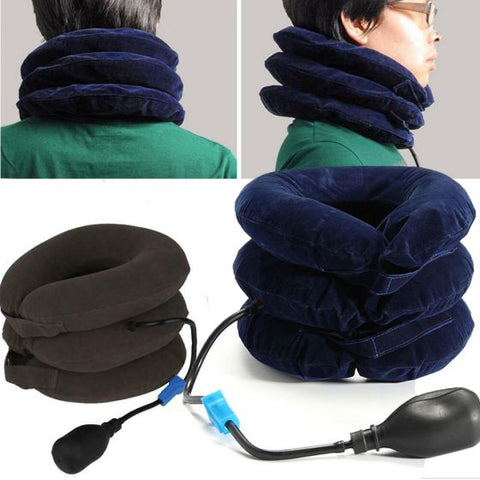 Air Inflatable Pump Neck Pillow