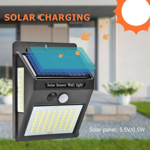 100LED Patio Wall Lights Solar