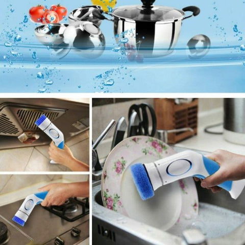 Electric Dishwasher Cleaning Brush