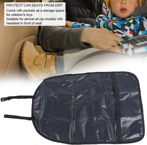 Car Seat Back Protectors, Kids Kick Mats Universal Fit Durable Waterproof Auto Backseat Cover (25.5 x 17 inches)