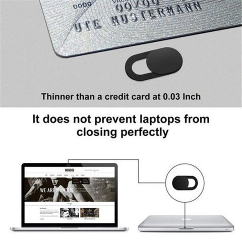 6 Pcs Ultra Thin Webcam Cover Slider Privacy Protection Camera Shutter Shield Stickers