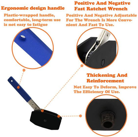 Brake Caliper Press Tool Car Ratchet Brake Piston Caliper Wrench Spreader Tools Hand Tool Accessories for Car Repair