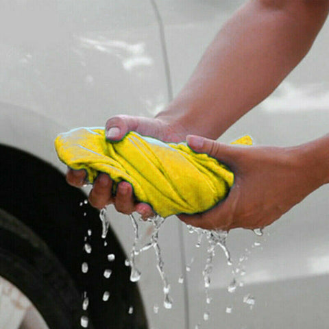 PVA Chamois Car Glass Wash Cloth Furniture Cleaning Towel Leather Extra Dry (L)