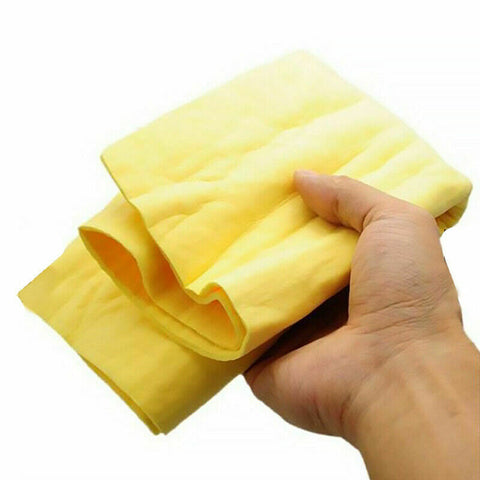 PVA Chamois Car Glass Wash Cloth Furniture Cleaning Towel Leather Extra Dry (L)