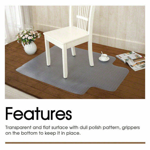 Vinyl Plastic Floor Mat Office Chair Mat Protector Carpet 90 x 120 cm AU STOCK