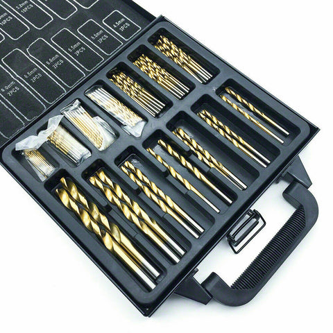 102pcs HSS Titanium Drill Combo Bit Set