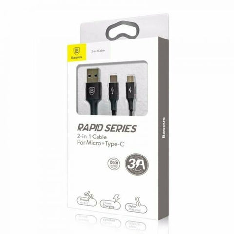 Baseus 3-in-1 Cable  Micro+Lightning+Type-C
