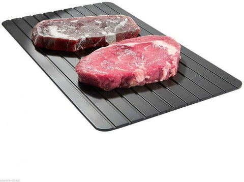 Fast Defrosting Tray Thawing Plate, Rapid Thawing Plate & Board for Frozen Meat & Food, Defrosting Mat Thaw Meat Quickly, No Electricity, No Chemicals, No Microwave