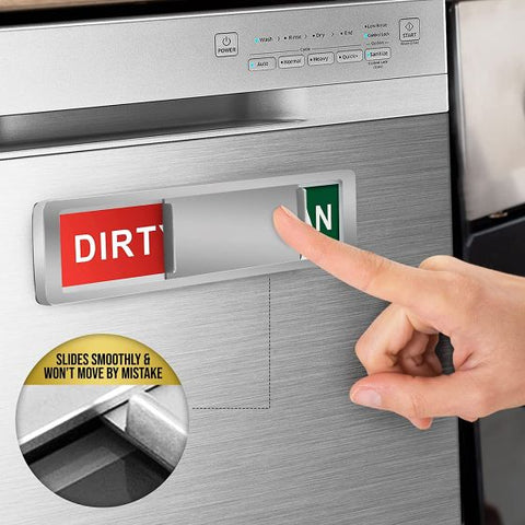 Dishwasher Magnet Clean Dirty Sign Indicator For Changing Signs Sleek And Convenient Design