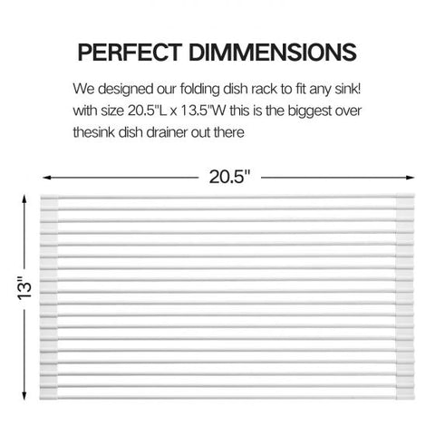 Roll Up Dish Drying Rack
