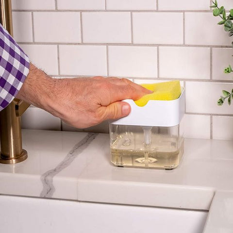 Soap Dispenser and Sponge Caddy
