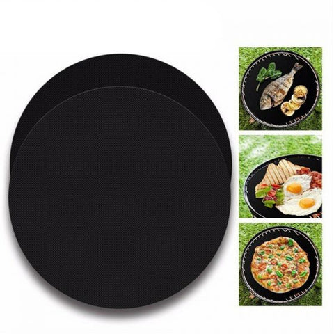 5PCS Round BBQ Grill Mat