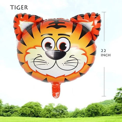 Jungle Safari Animals  Balloons 6pcs 22 Inch  For Jungle Safari Animals Theme Birthday Party Decorations