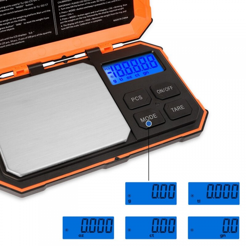 Digital Pocket Scale, Scale with LCD Display for Food, Jewelry, Medicine, High Precision, Jewelry Scale 200g x 0.01g