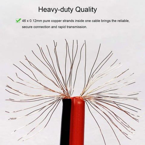 12V 5.5x2.1mm Male + Female DC Power Socket Jack Connector Cable Plug Wire