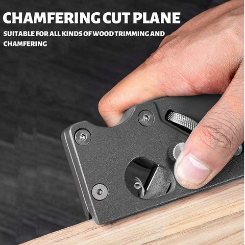 Woodworking Edge Corner Plane, 45 Degree Bevel Manual Planer Chamfering, DIY Hand Chamfering Trimming Planer
