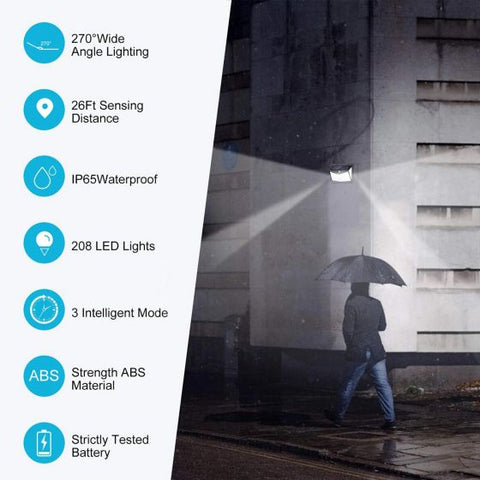 Motion Sensor Solar LED Light