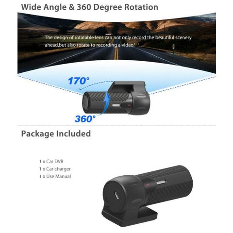 1080P Hidden Car Camera WIFI DVR Camera Video Recorder Dash Cam Night Vision