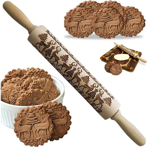 Christmas 4D Rolling Pin